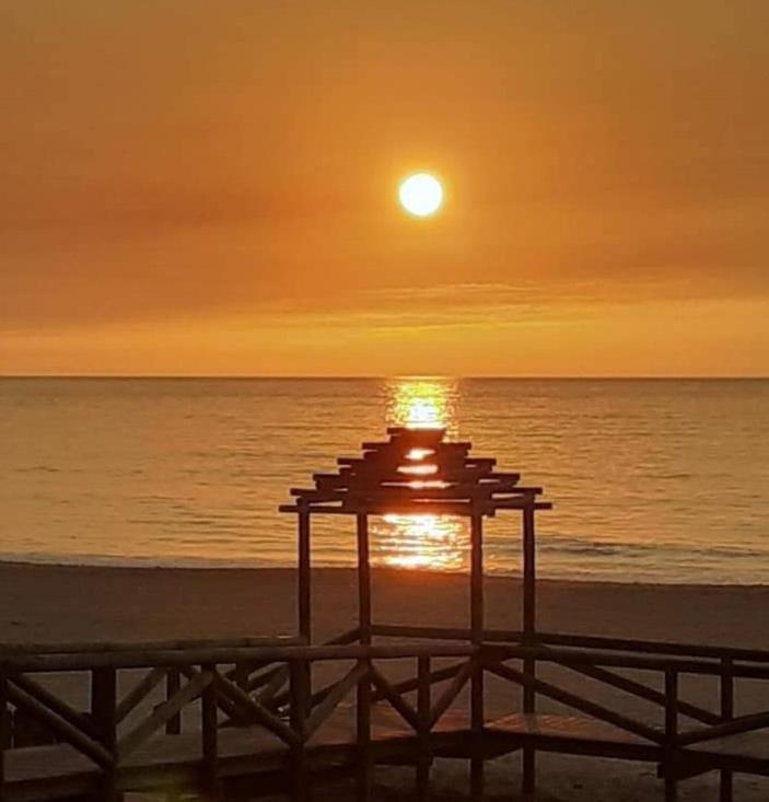 La Pavona 11 - 1ª Linea De Playa Chipiona Villa Dış mekan fotoğraf